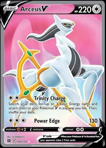 Most Expensive Cards In Pokmon's Arceus VSTAR/Flying Pikachu VMAX Deck Most Expensive Cards In Pokmon's Arceus VSTAR/Flying Pikachu VMAX Deck