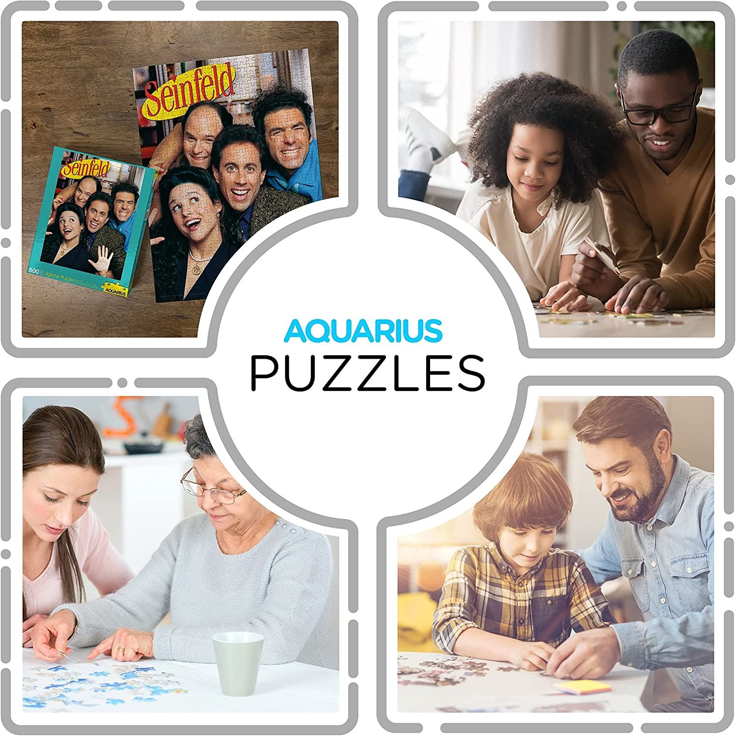 AQUARIUS Seinfeld Group Puzzle (500 Piece Jigsaw Puzzle) 3