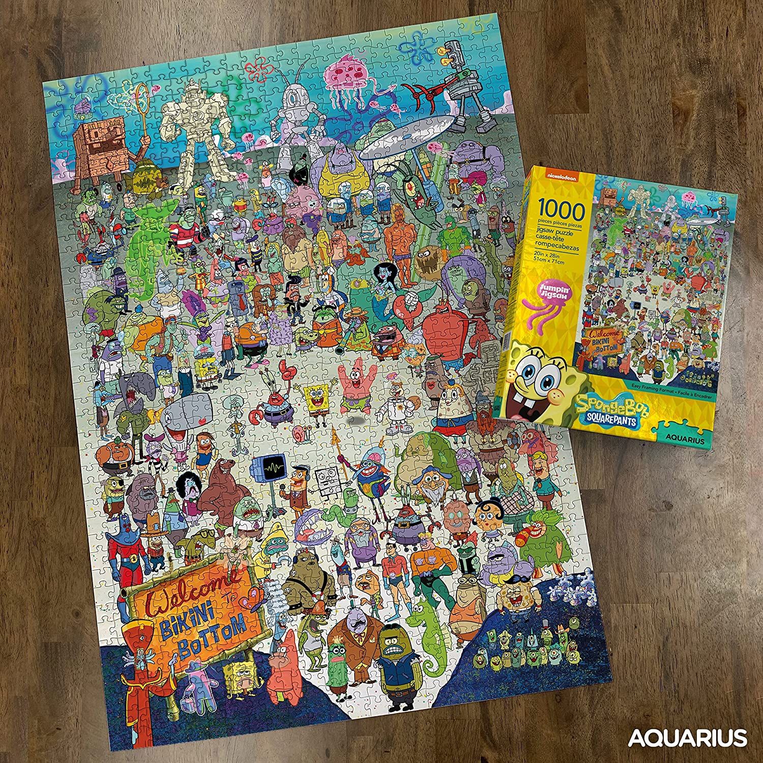 AQUARIUS SpongeBob SquarePants Puzzle (1000 Piece Jigsaw Puzzle) 2