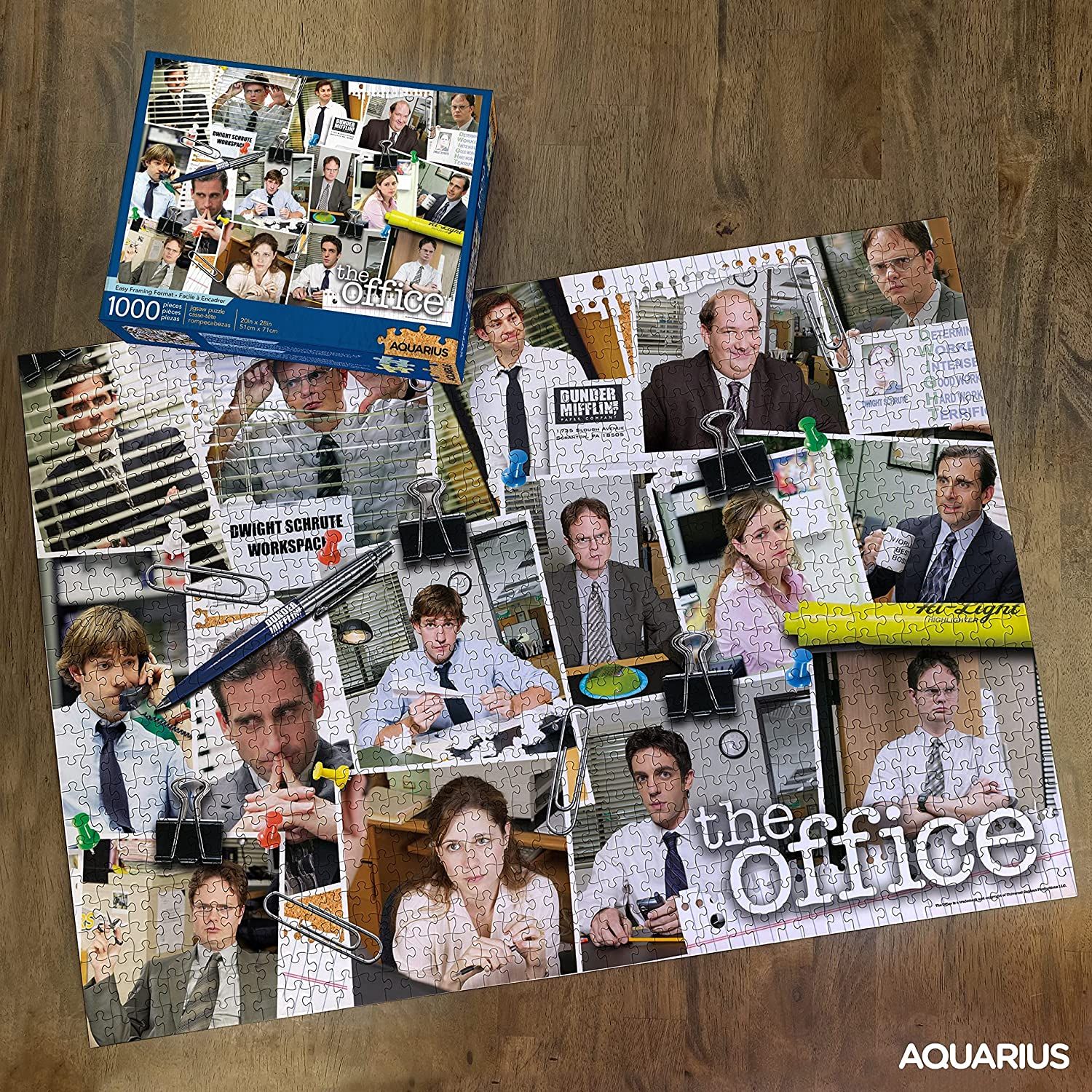 AQUARIUS The Office Cast Collage Puzzle (1000 Piece Jigsaw Puzzle) 2