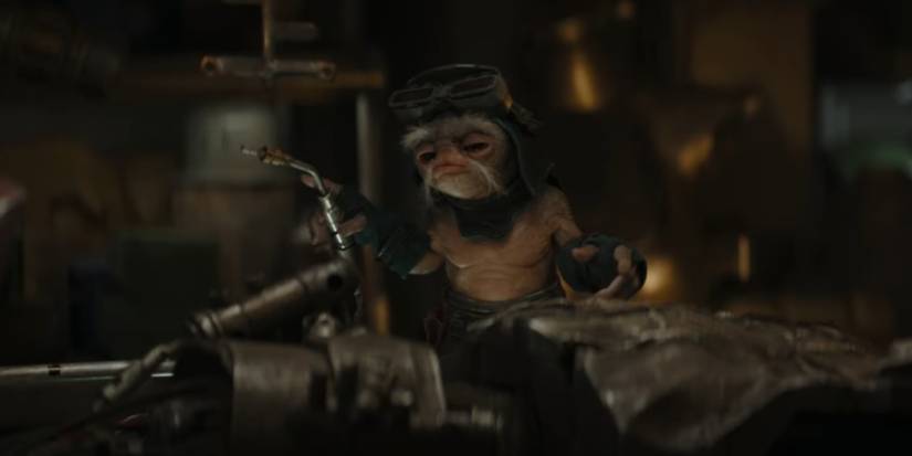 An Anzellan like Babu Frik in The Mandalorian season 3 trailer