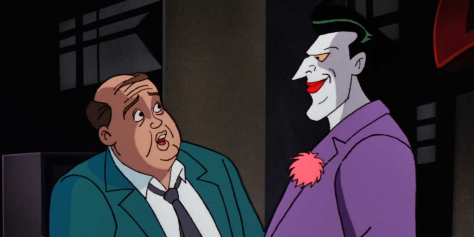 Charlie Collins e Coringa em Joker's Favor no Batman The Animated Series