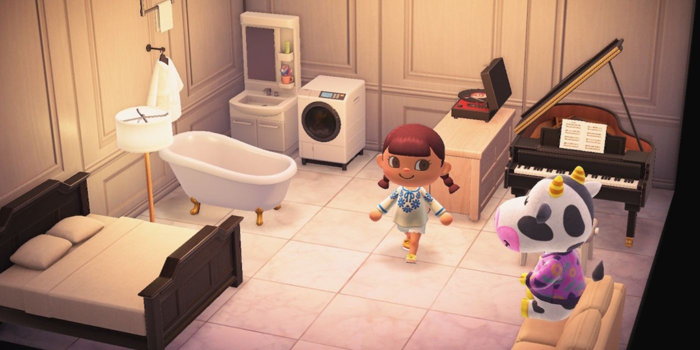 Claw-Foot Tub in villager's home.