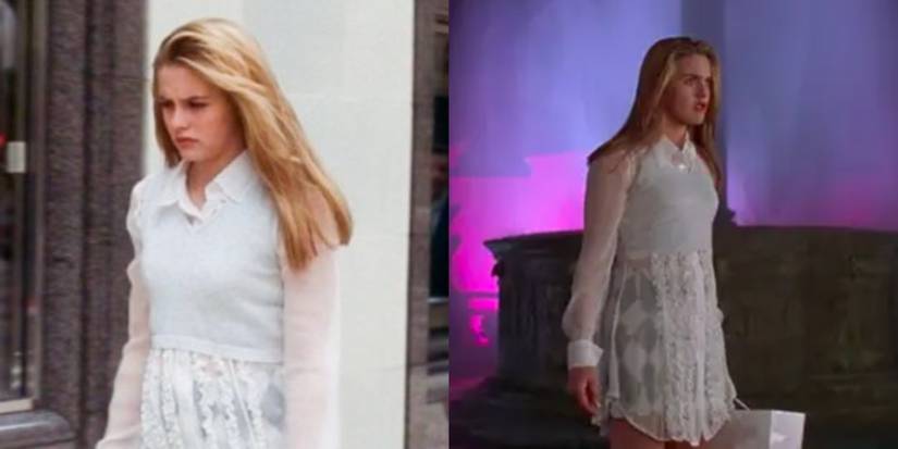 fitted lace wedding dress Amazon.com: Fun Costumes Women's Clueless Cher Dress and Jacket Costume -  '90s Nostalgia Fashion Adult Outfit for Halloween, Themed Parties, and  Cosplay main image 0