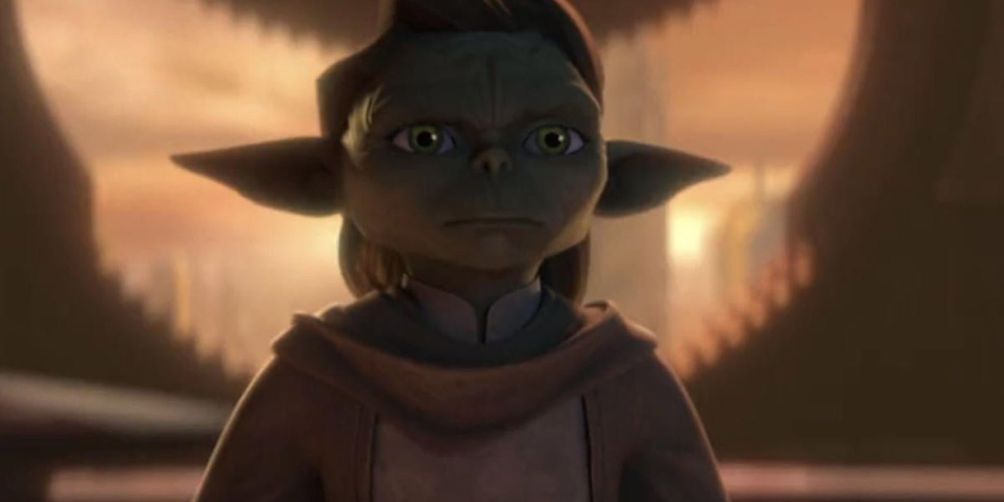 Yaddle faces Count Dooku in Tales of the Jedi.