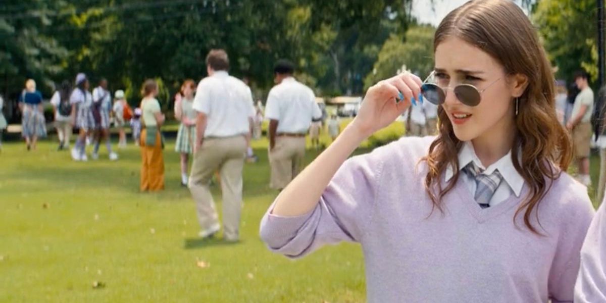 Gabbi looking over her sunglasses in Do Revenge