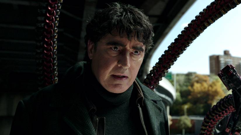 Doc Ock looking confused in Spider-Man No Way Home