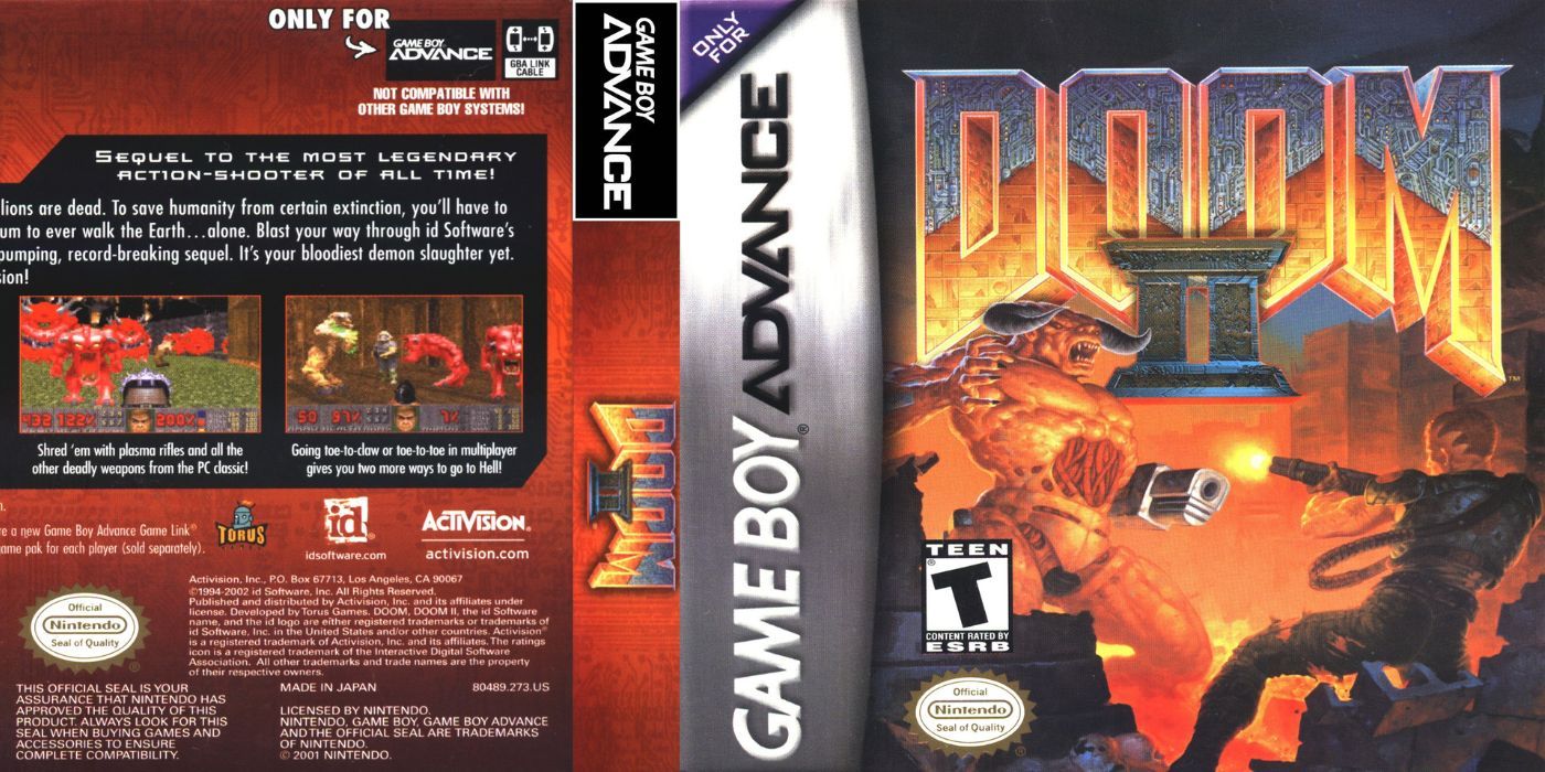 Doom 2 game cover.