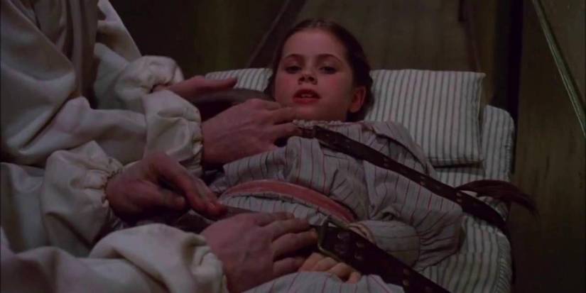 Dorothy strapped down for electroshock in Return to Oz
