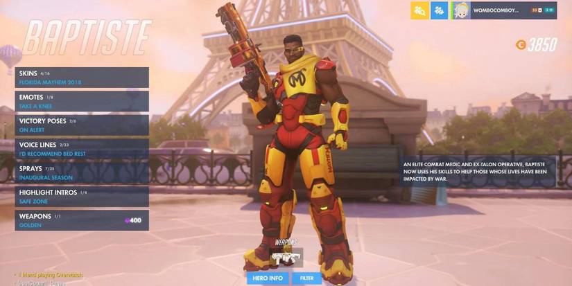 Florida Mayhem 2018 Baptise Skin Overwatch