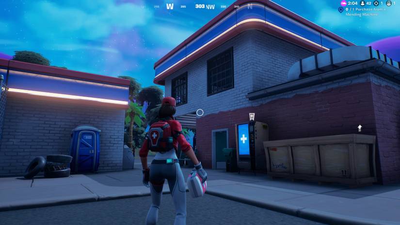 Fortnite Chapter 3 Season 4 Mending Machine East Of Fort Jonesy