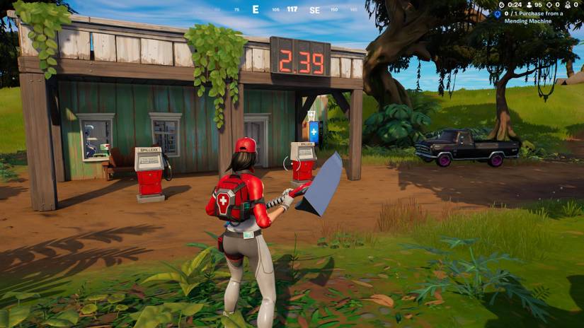 Fortnite Chapter 3 Season 4 Mending Machine East Of Lustrous Lagoon