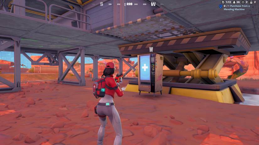 Fortnite Chapter 3 Season 4 Mending Machine North Of Cloudy Condos