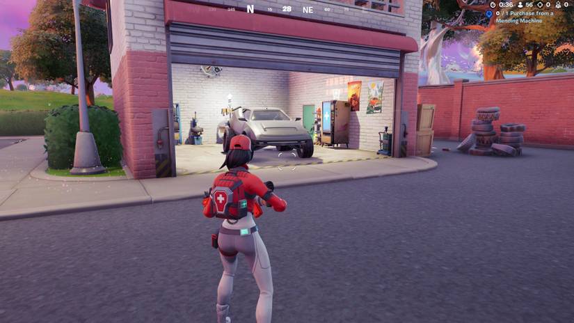 Fortnite Chapter 3 Season 4 Mending Machine Southwest Of Herald's Sanctum