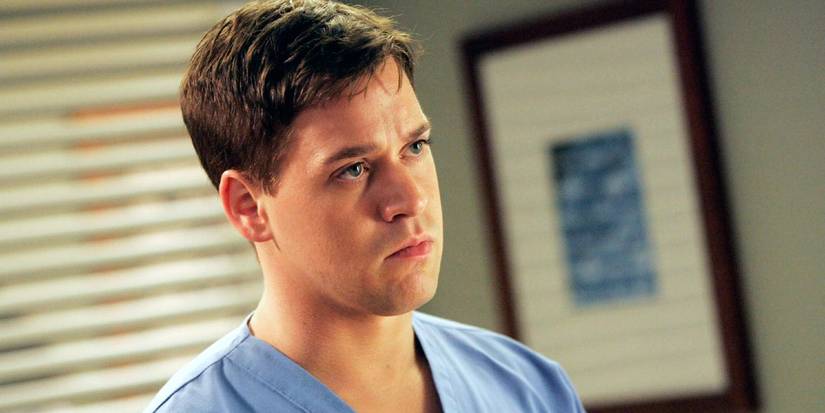 George O'Malley looking serious in Grey's Anatomy