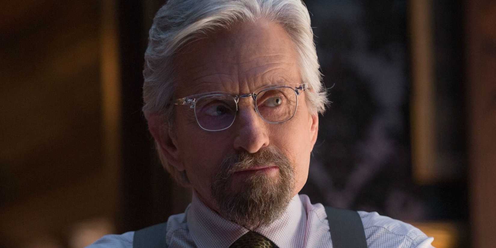 Hank Pym looking serious in Ant-Man