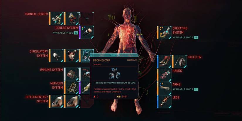 Cyberware Screen Cyberpunk 2077: Best Sandevistan Mods & Where To Get Them