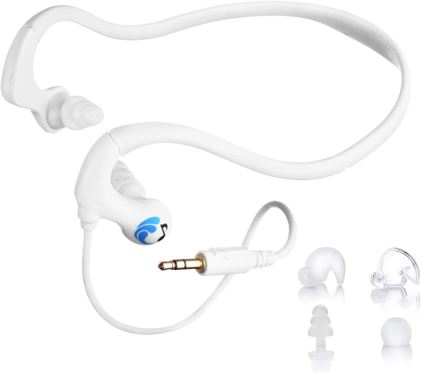HydroActive Premium Short-Cord Waterproof Headphones 1
