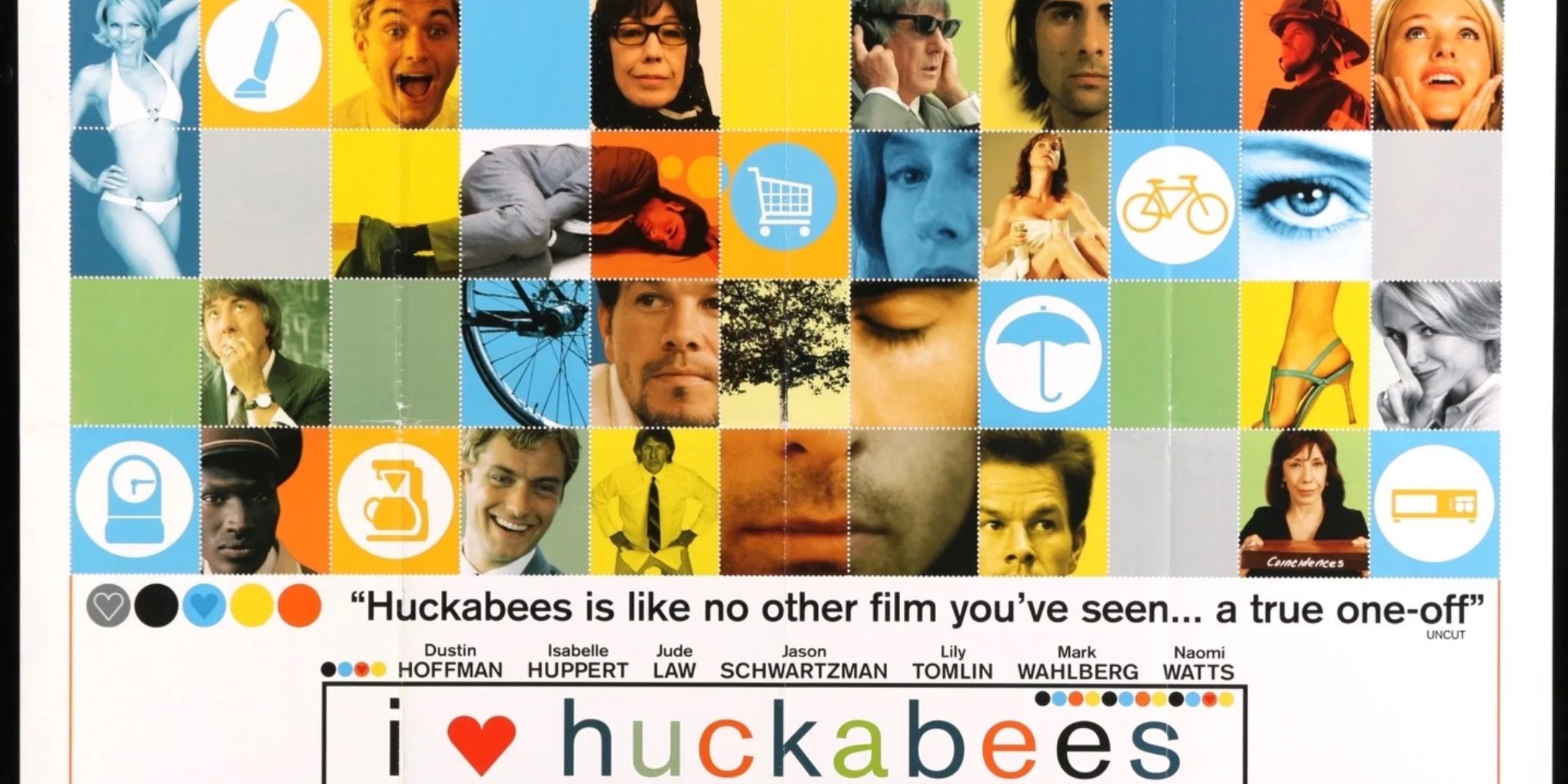 A poster for I Heart Huckabees (2004)