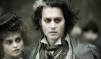 Johnny Depp and Helena Bonham Carter in Sweeney Todd