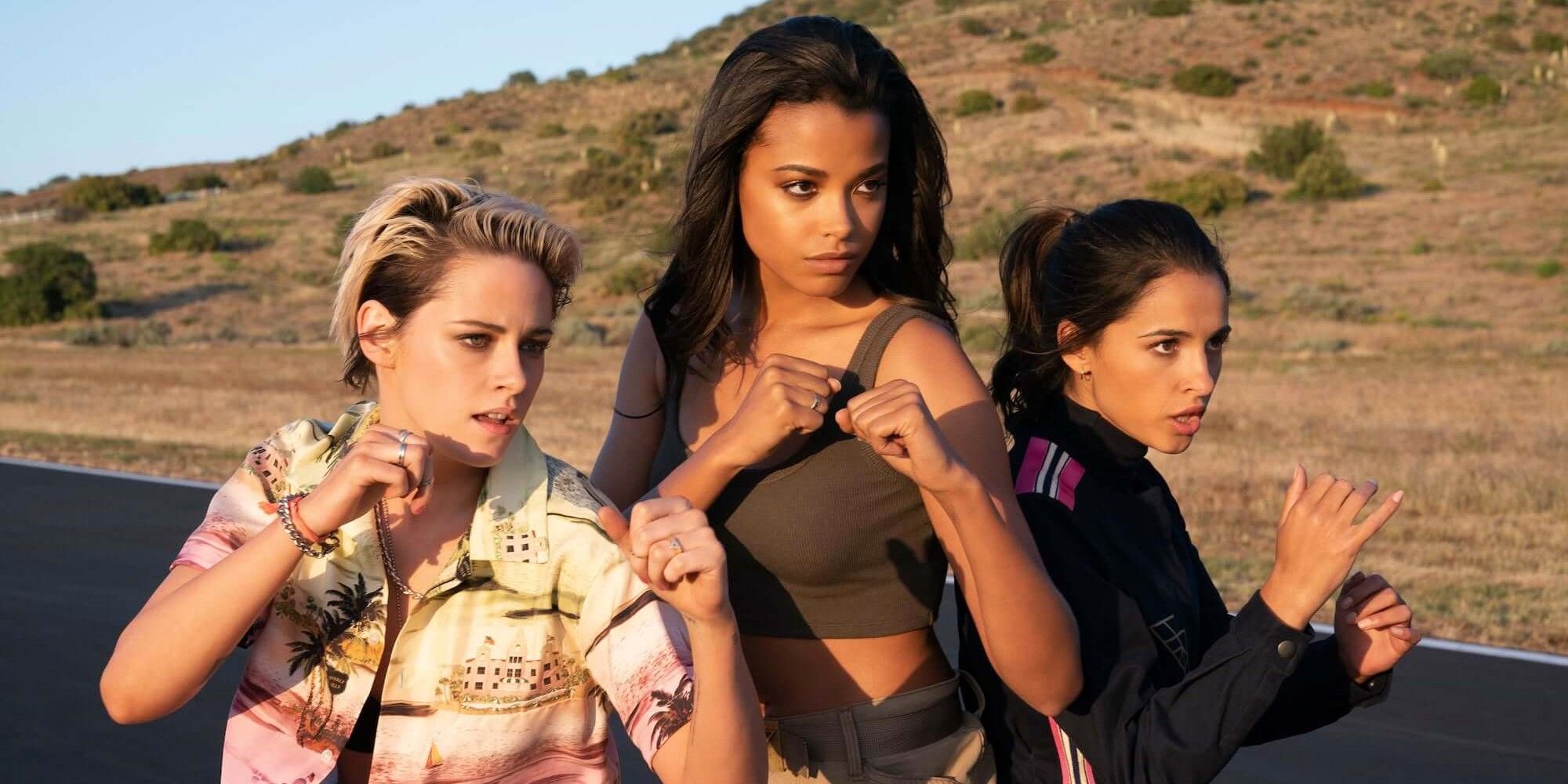 Kristen Stewart, Naomi Scott, and Ella Balinska Ready for a Fight in Charlie's Angels 2019
