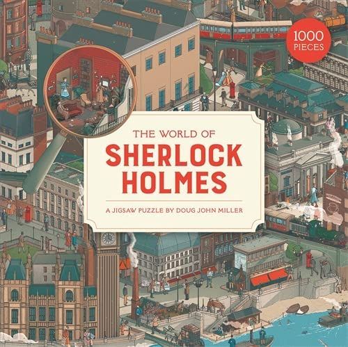 Laurence King publicando “O mundo de Sherlock Holmes” um quebra-cabeça de 1000 peças 1