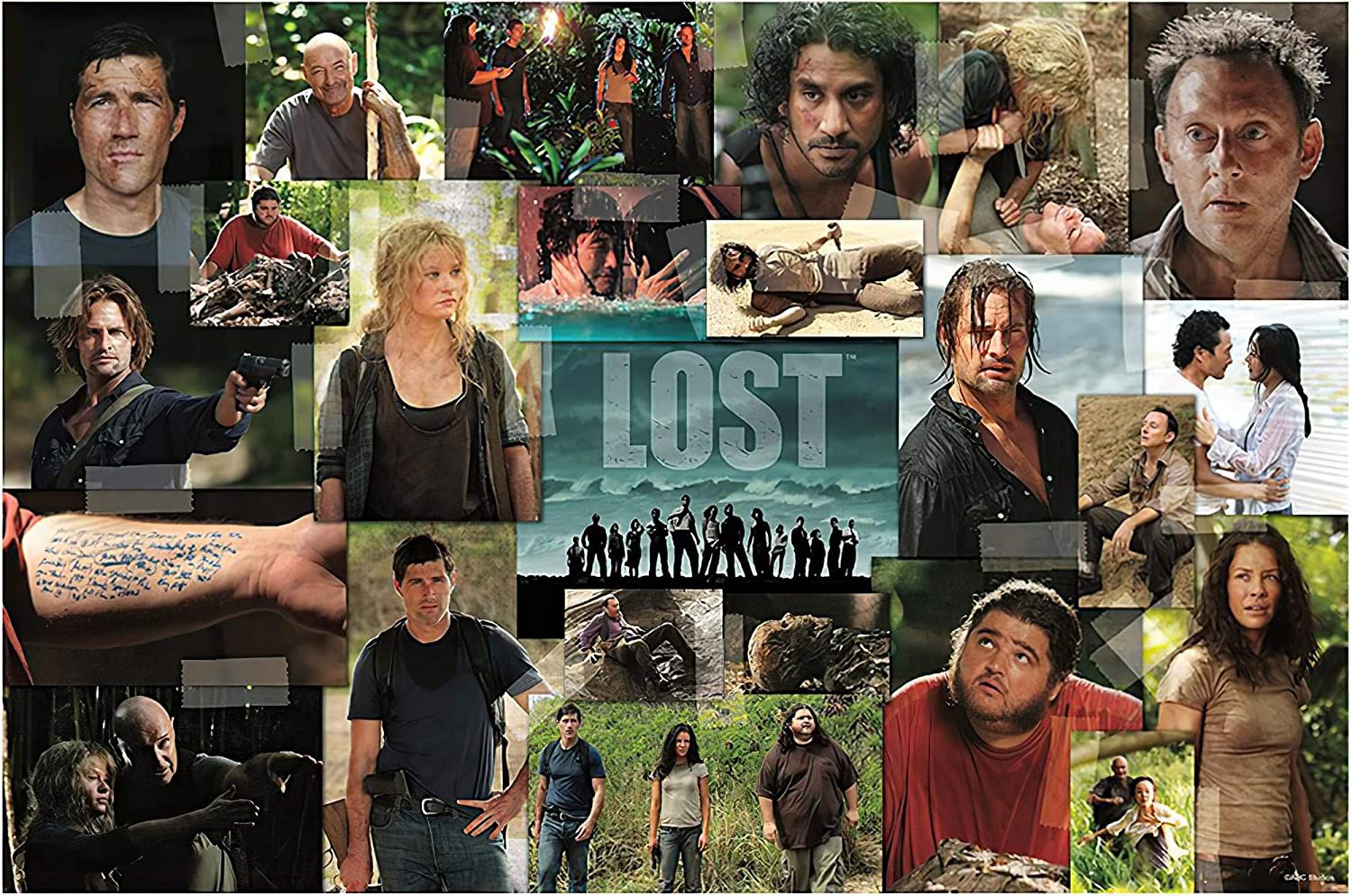 Lost TV Show Collage Puzzle for Adults and Kids 1
