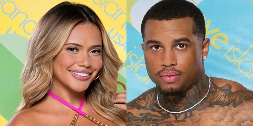 Nadjha Day and Jeff Christian on Love Island USA