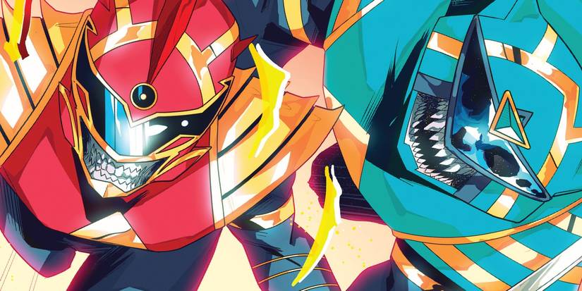 Power Rangers Red Blue Power Rangers Unveils Red & Blue Rangers' Most Horrifying Redesign Ever
