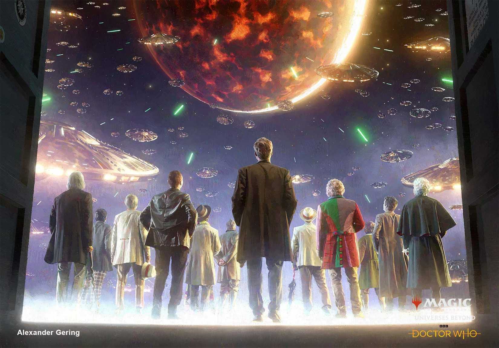 Four Doctor Who-themed Commander decks are coming to MTG in 2023.