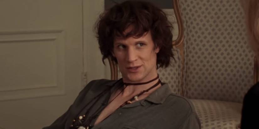 Matt Smith as Robert Mapplethorpe with unkempt hair in Mapplethorpe 
