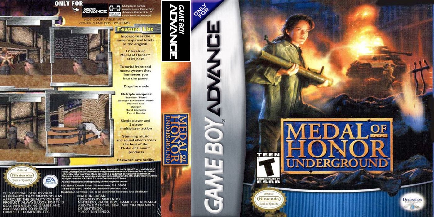 Medal Of Honor Underground game cover.