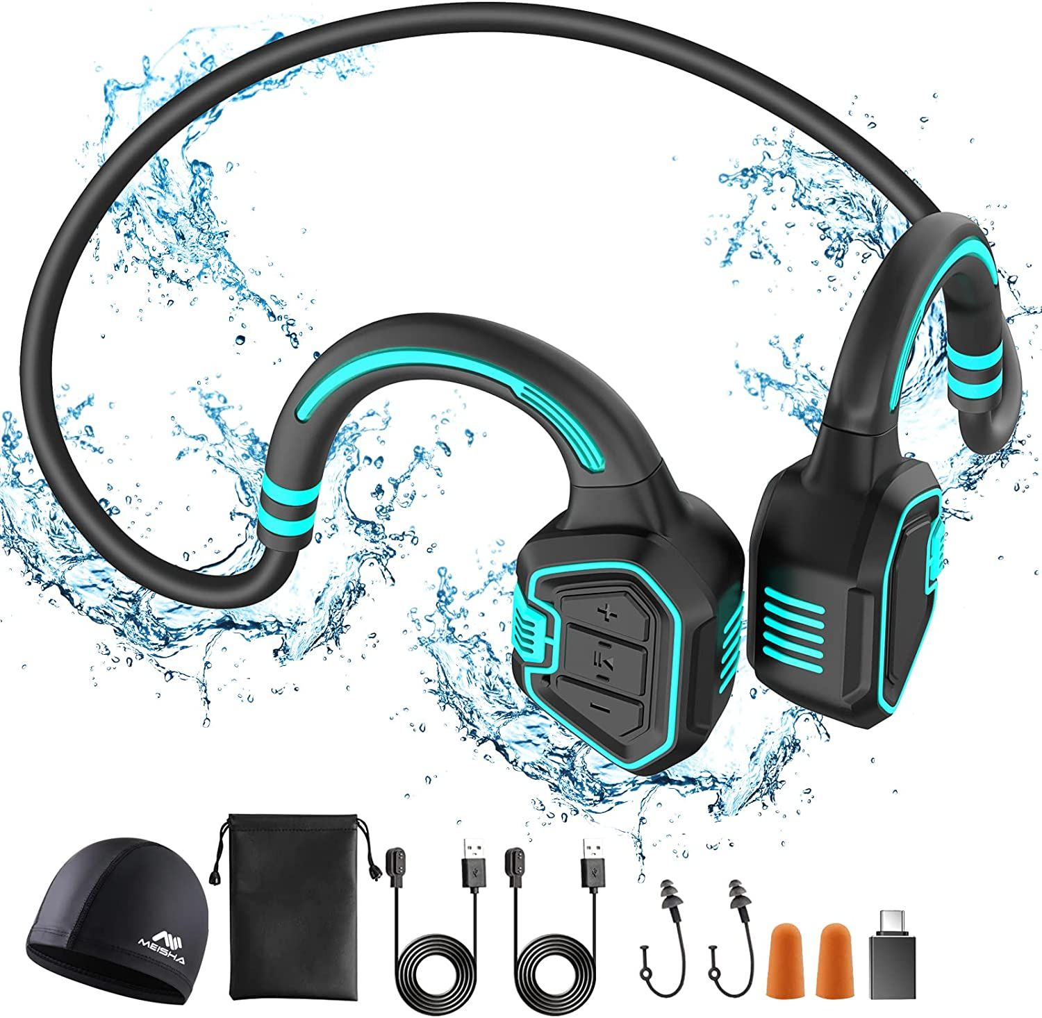 OUFUNI Swimming Headphones 1
