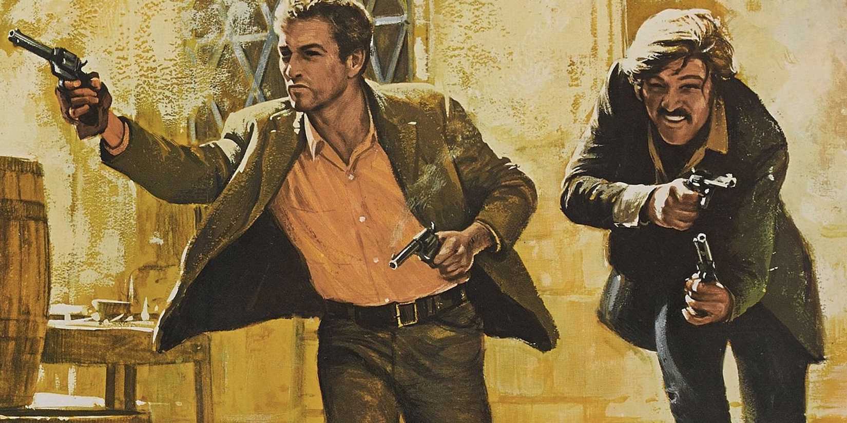 Paul Newman and Robert Redford in Butch Cᴀssidy and the Sundance Kid (1969)