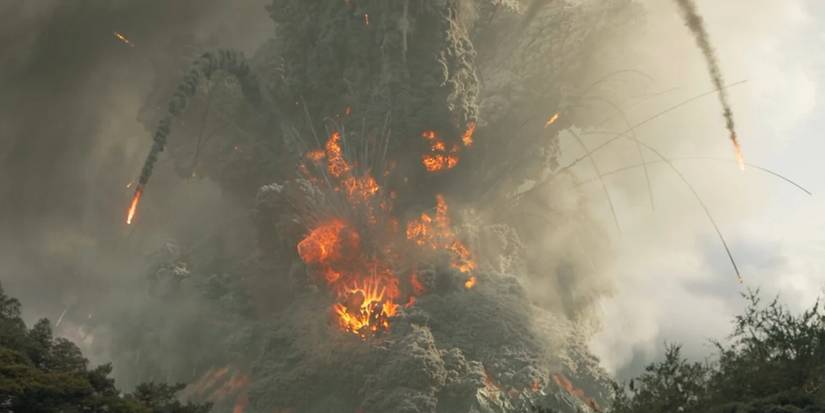 Rotb Volcano What The Volcano Eruption Means For The Rings Of Power & The Southlands