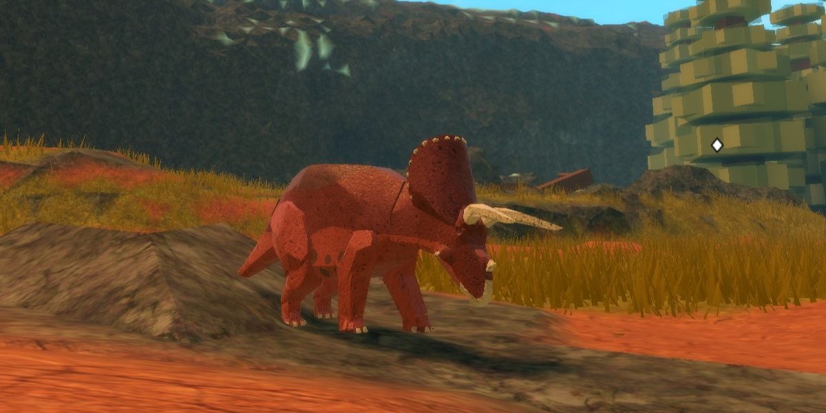 Triceratop di Roblox Dinosaur Simulator