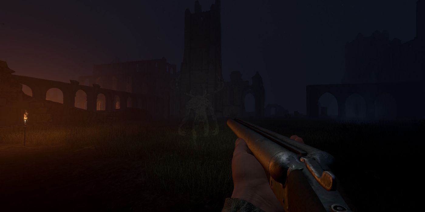 Captura de tela do jogo Skinwalker Hunt.
