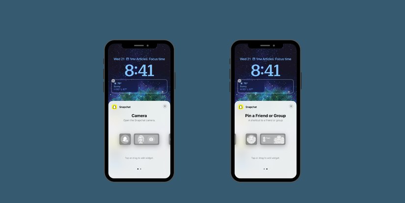How To Add The Snapchat Widget To Your iPhone Lock Screen