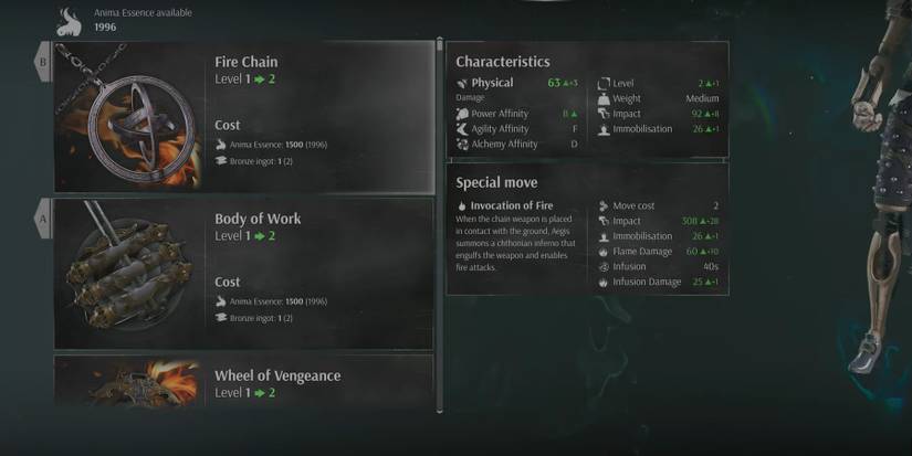 How to Upgrade Weapons in Steelrising