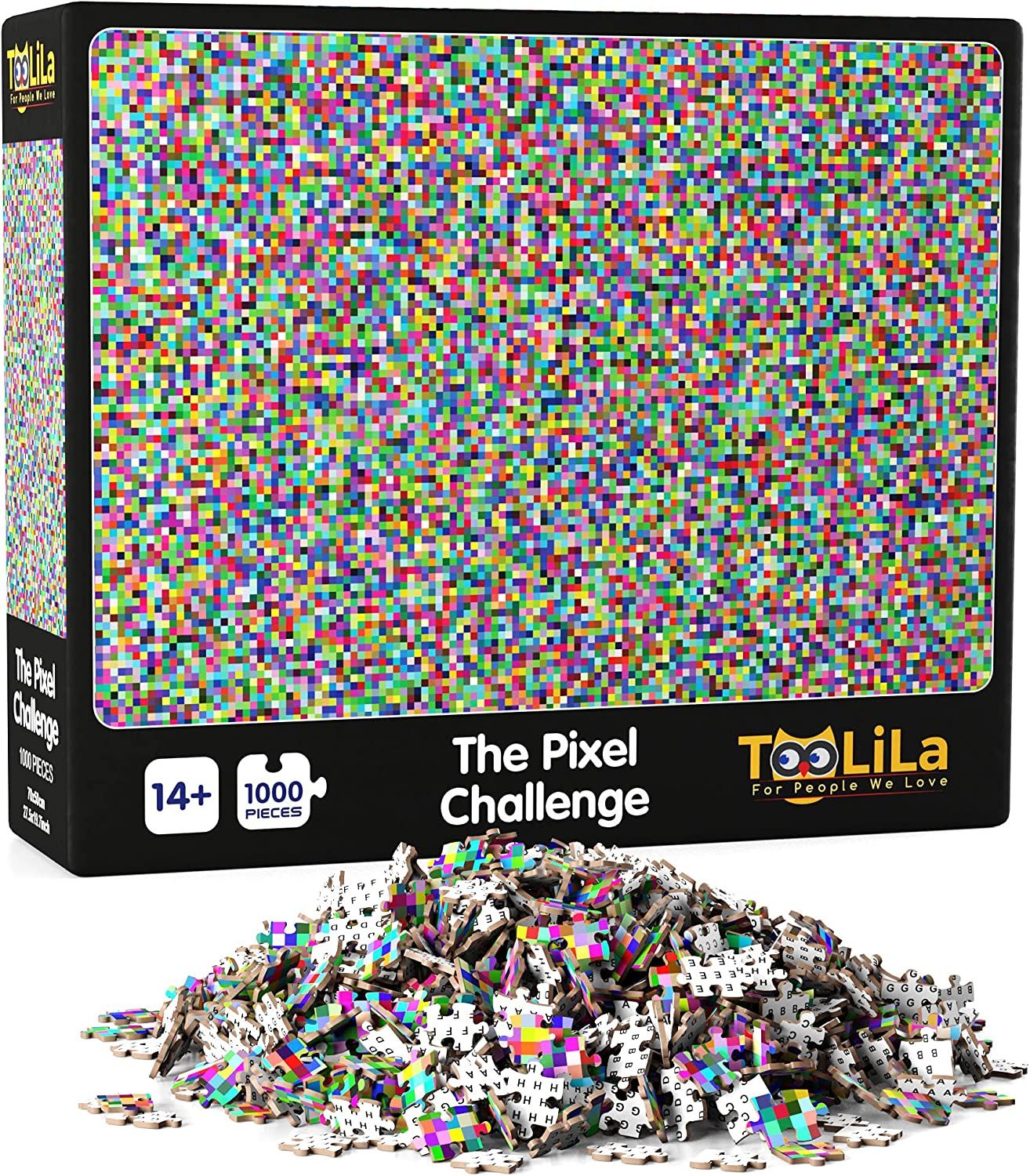 TOOLILA 1000 Piece Jigsaw Puzzles for Adults (The Pixel Challenge) 1