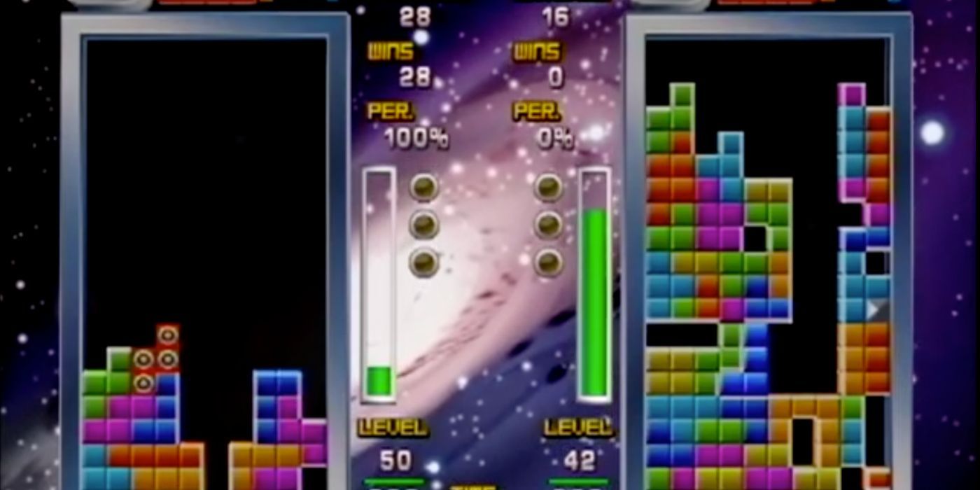 Gameplay of Tetris The Grandmaster 3.
