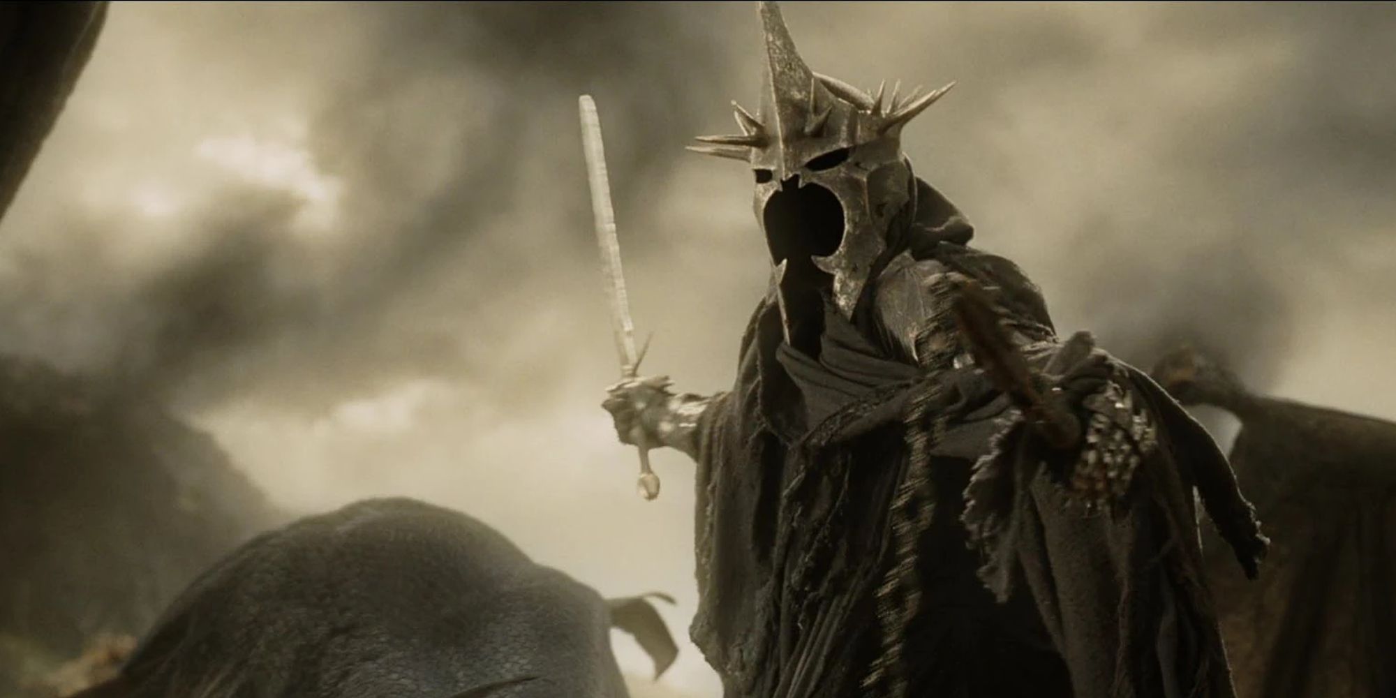 How The Witch-king Breaks Gandalf's Staff In The Lord Of The Rings