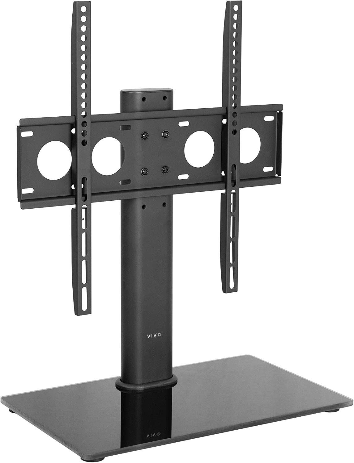 VIVO Black Universal Tabletop TV Stand 1