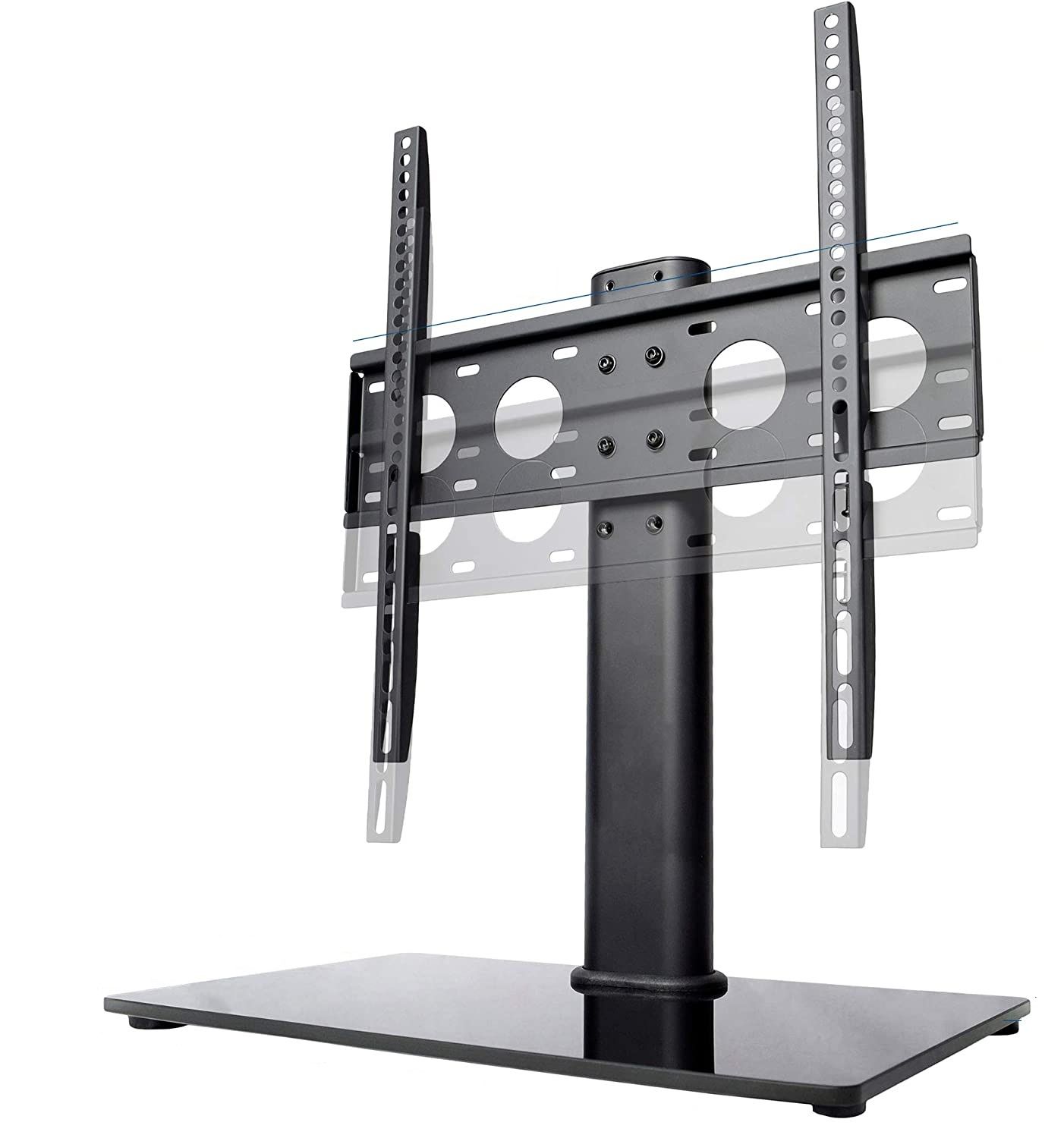 VIVO Black Universal Tabletop TV Stand 3