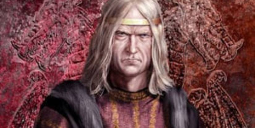 Artowrk of Viserys II Targaryen.