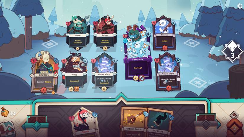 Wildfrost Preview: A Beautiful Wintry Deckbuilder Roguelike