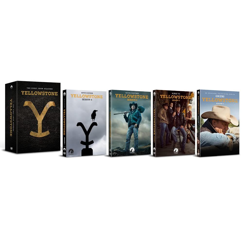 Yellowstone first 4 seasons best DVD sets