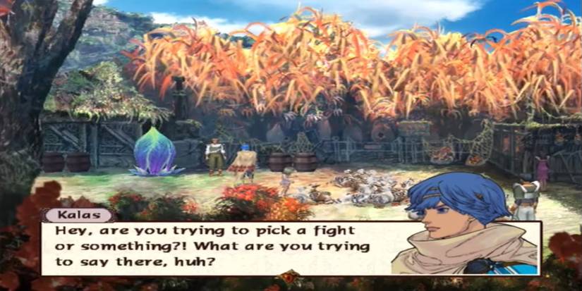 Kalas towards the beginning of the game Baten Kaitos: Eternal Wings and the Lost Ocean
