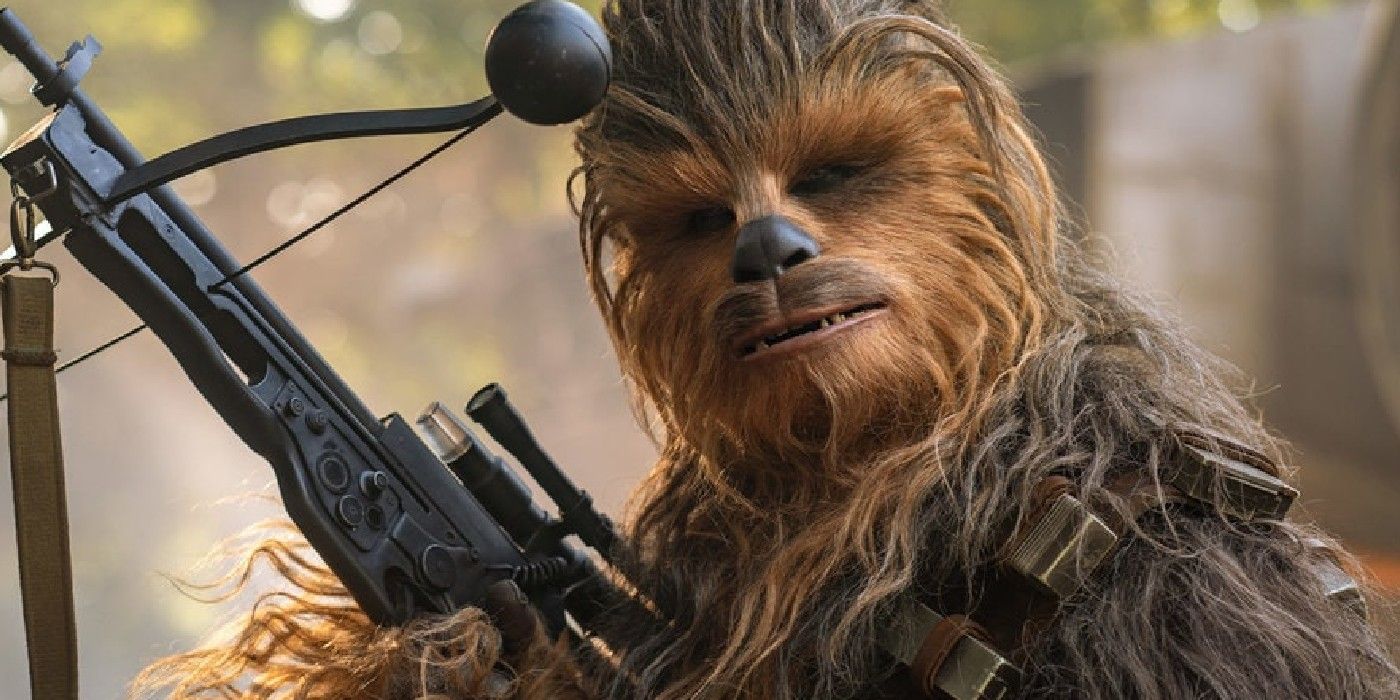 chewbacca with weapon