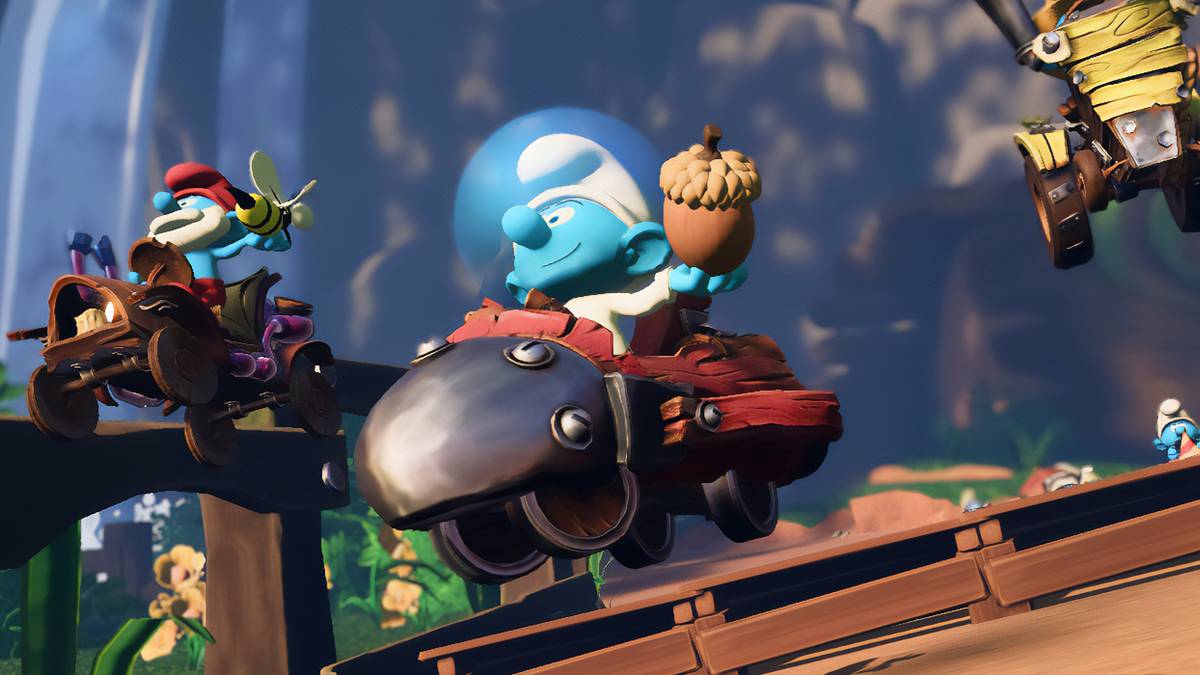 The Smurfs Go Kart Racing In Strange New Gameplay Trailer